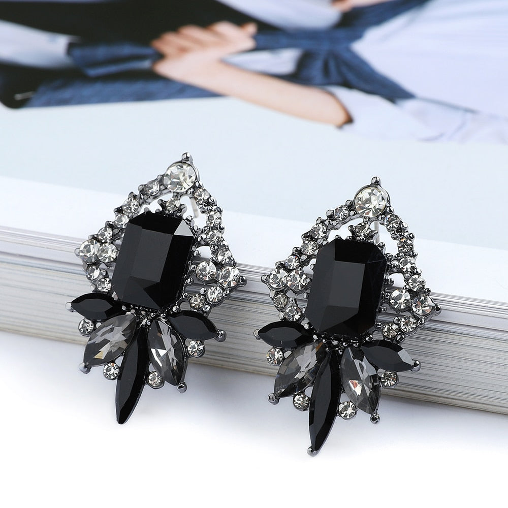 Fashion Geometric Big Stud Earrings For Women