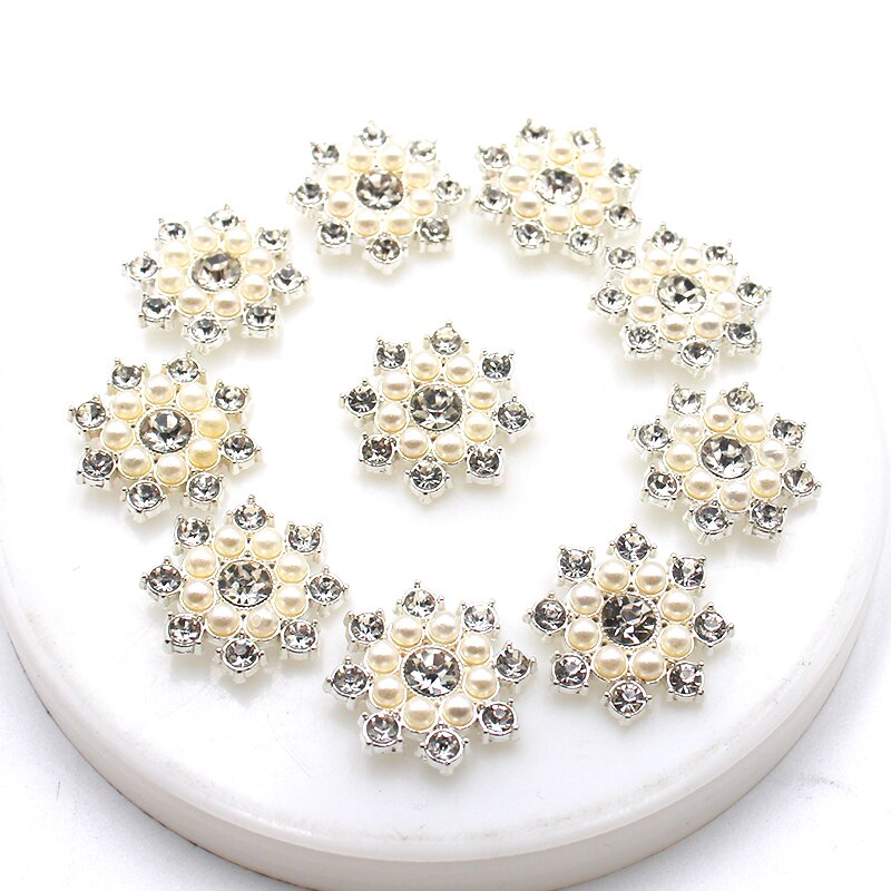 Metal Buttons 10Pcs/Lot 23MM Alloy Button Diy Gold Buttons Wedding Decoration Accessory