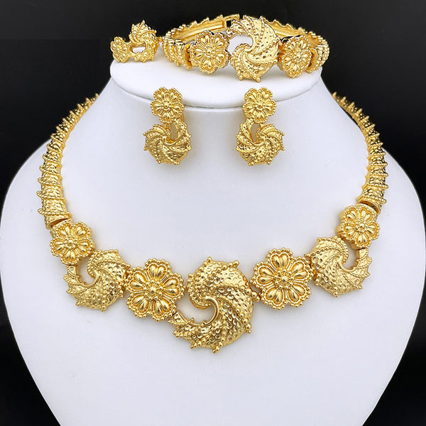 Women Fashion Jewelry Set Necklace Earrings For Women