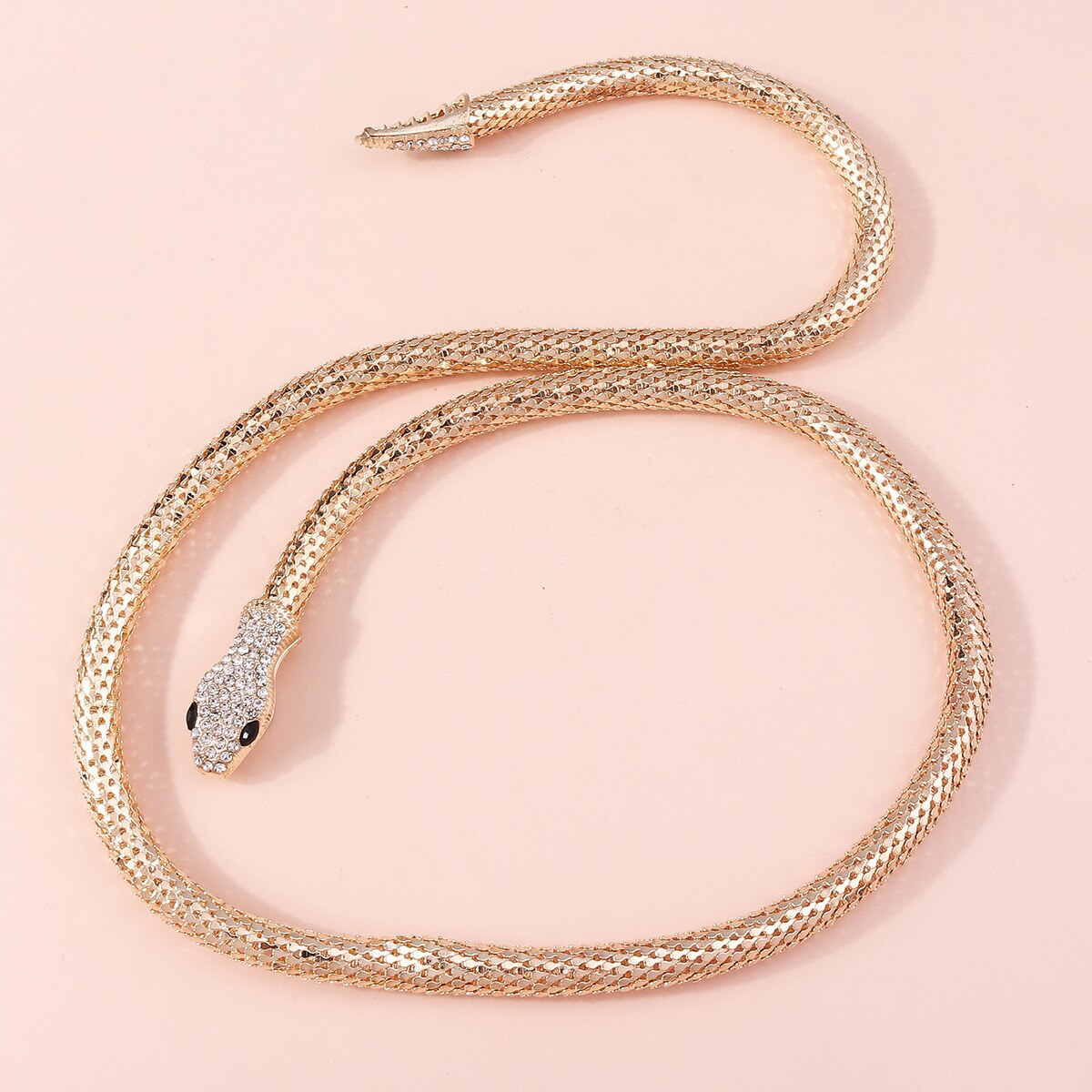 Trend Punk Snake Shaped Necklace for Women