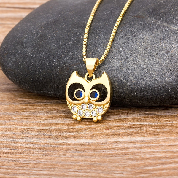 New Arrival Charm Fashion Owl Pendant Long Sweater Chain Necklaces