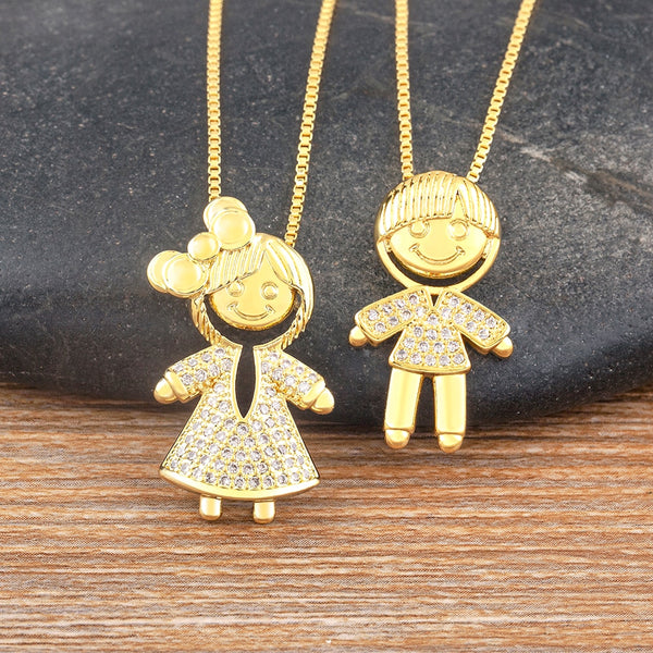 Ins Style New Original Design Personality Boys And Girls Pendant  Lovers Necklace