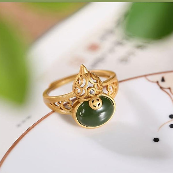 Retro Exquisite Opening Adjustable Elegant Ladies Ring