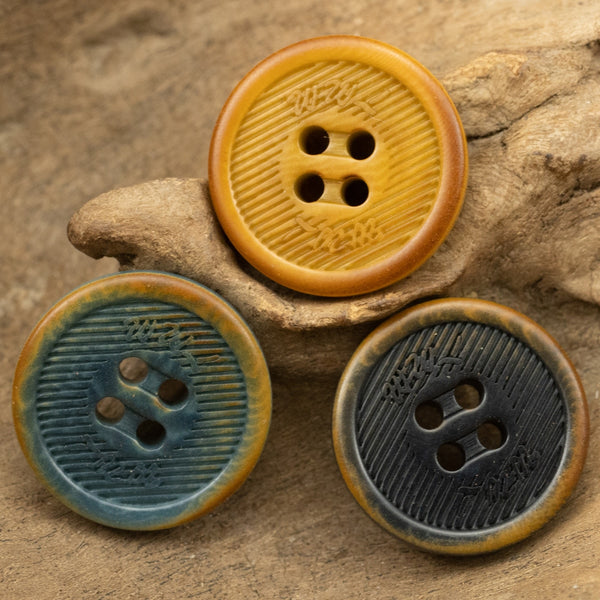 6pcs LA Summer Vintage Round Buttons