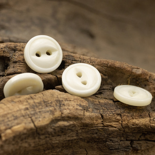 5pcs/lot 11.5mm Small White Bone Buttons