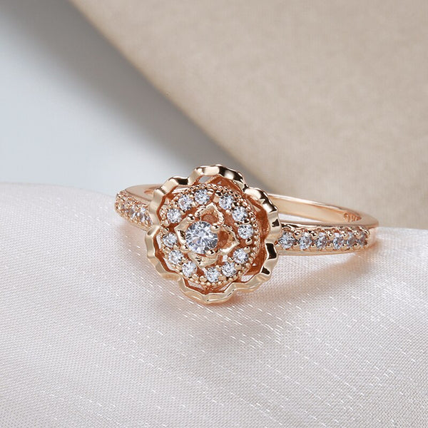 Luxury Women Rings Multilayer White Zircon Vintage Rings