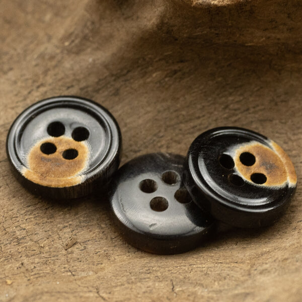 10pcs Cowboy Western Small Shirt Buttons Scorched Eco  Original POLO Designer Sewing Accessories