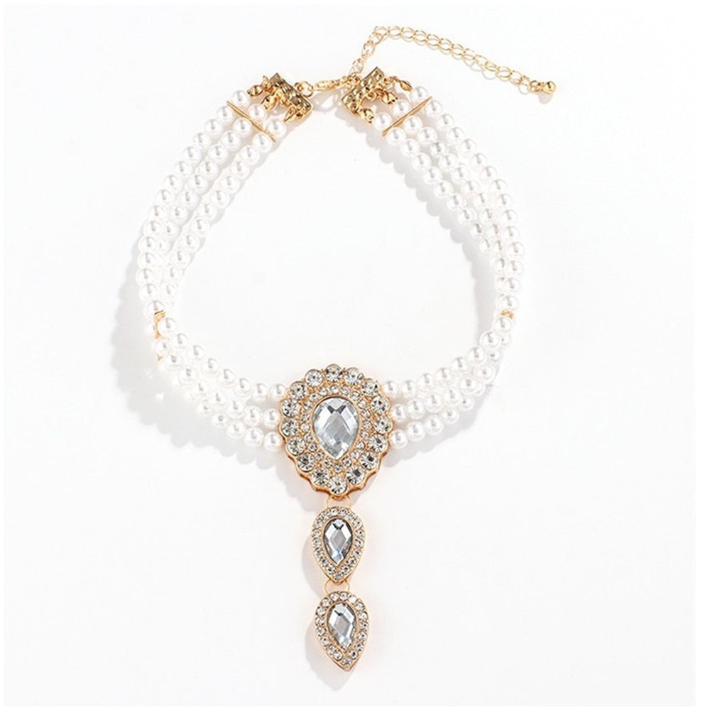 Fashion Multilayer Pearl Necklace for Women