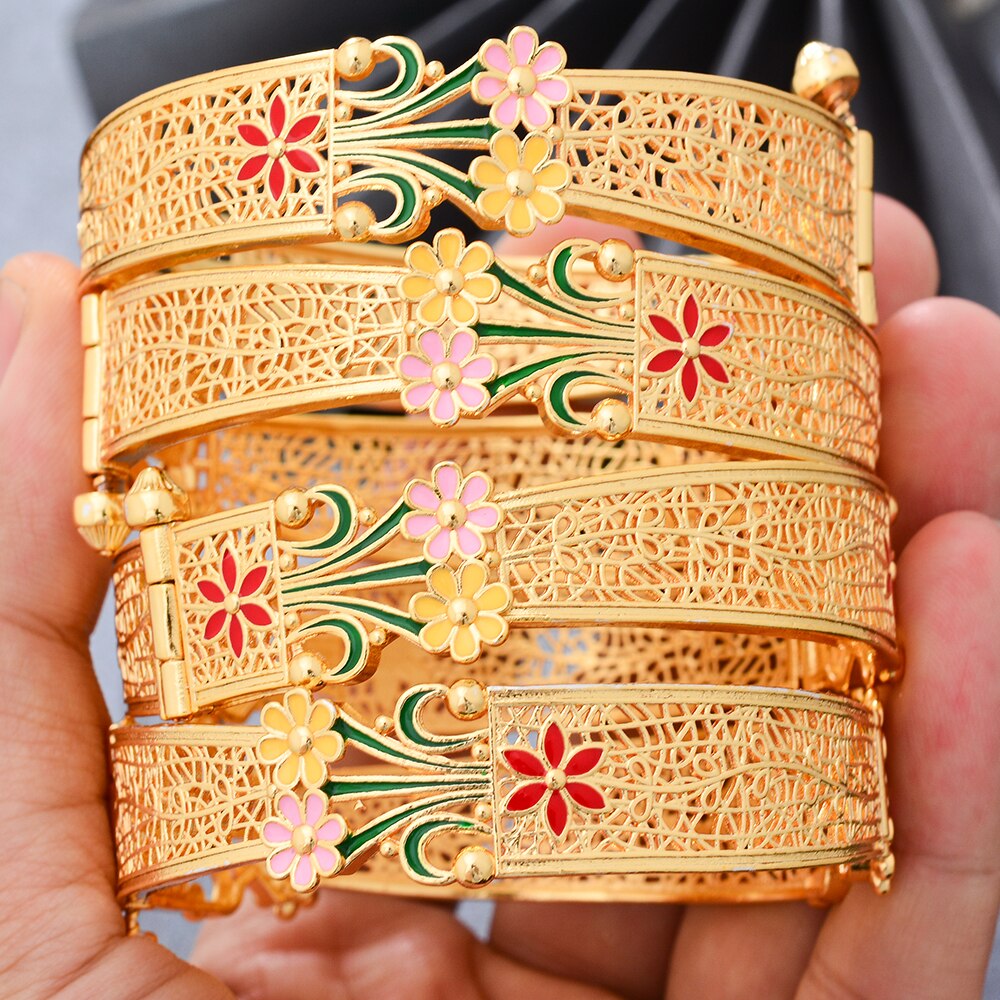 Nigerian wedding Gold Color Bangles For Woman