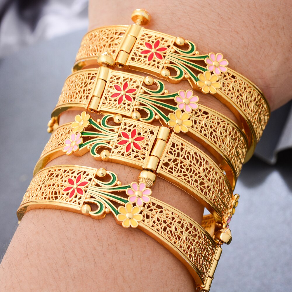 Nigerian wedding Gold Color Bangles For Woman