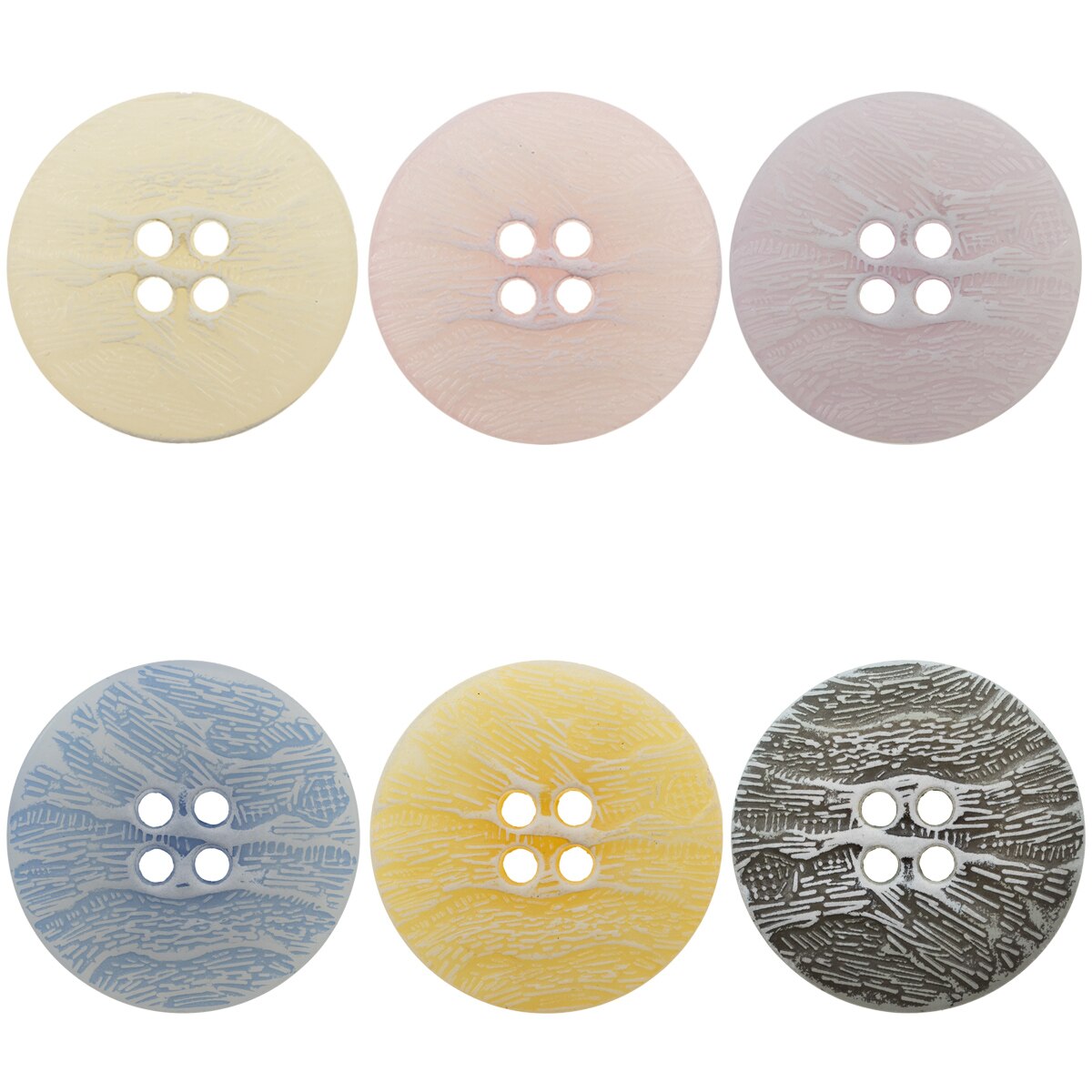 10pcs/lot Urea Buttons 4 Hole Round Buttons