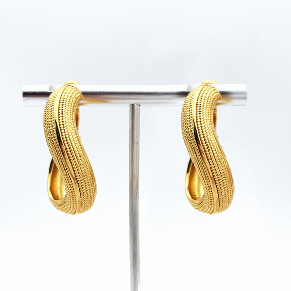 Gold Color Women Earrings Dubai Irregular Shapes Earrings Wedding Party Gifts