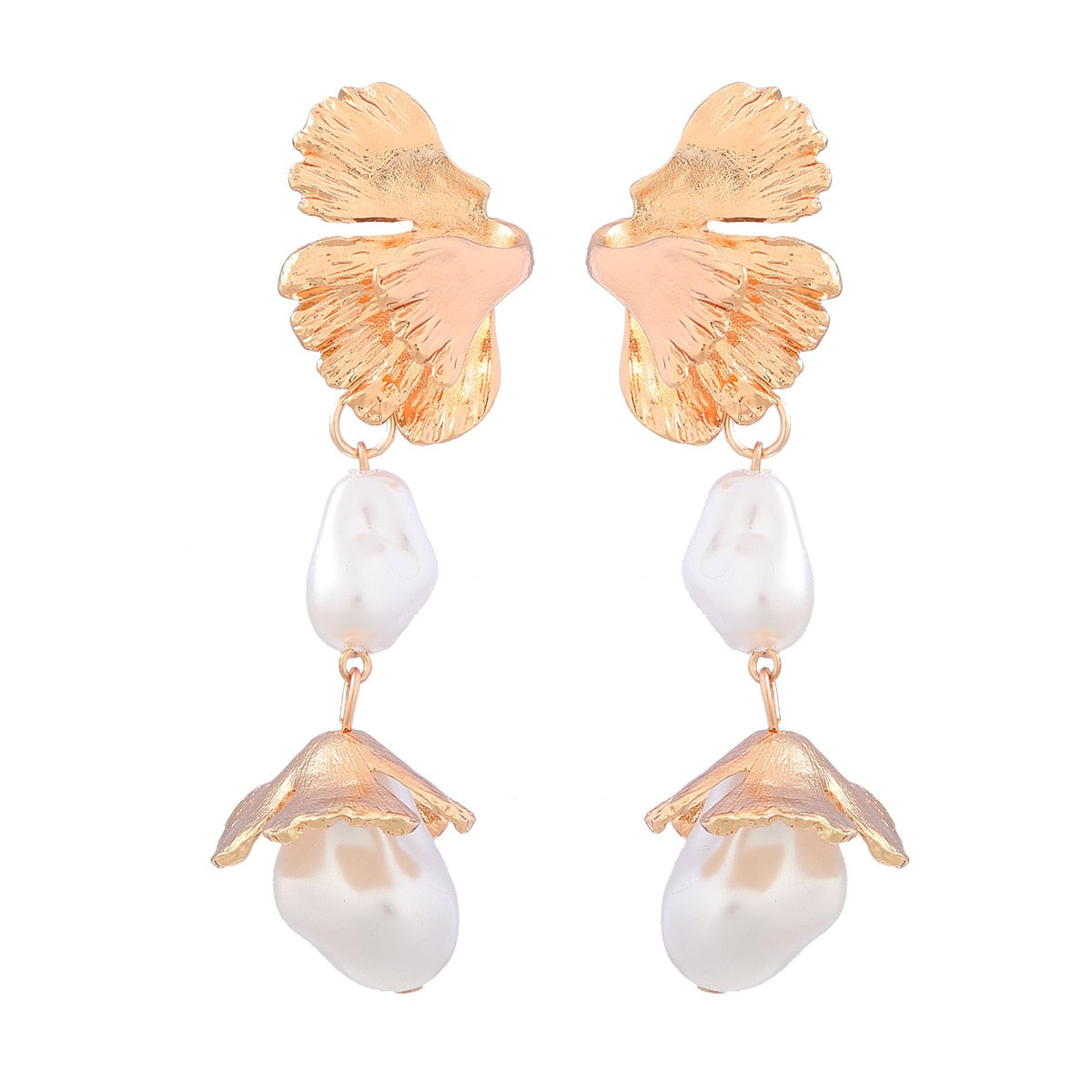 New Sweet Simulated Pearl Dangle Earrings Tassel Earring for Woman Jewelry Gift