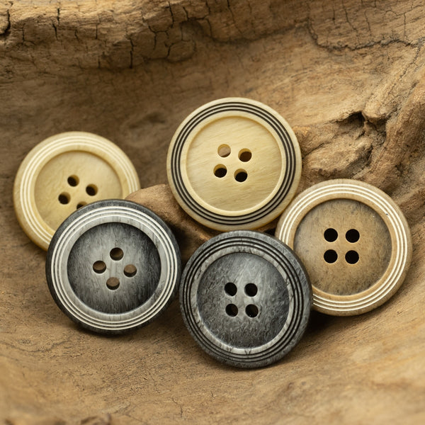 10pcs/lot School Uniform Style Resin Buttons Wood Imitation Button