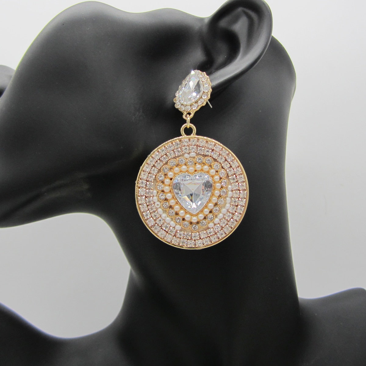 New Earrings Fashion Boho Rhinestone Dangle Earrings for Women