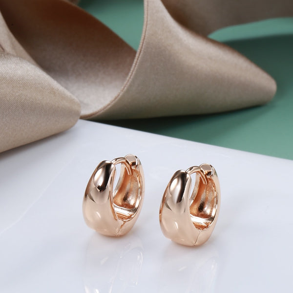 New Student Golden Hoops Earrings