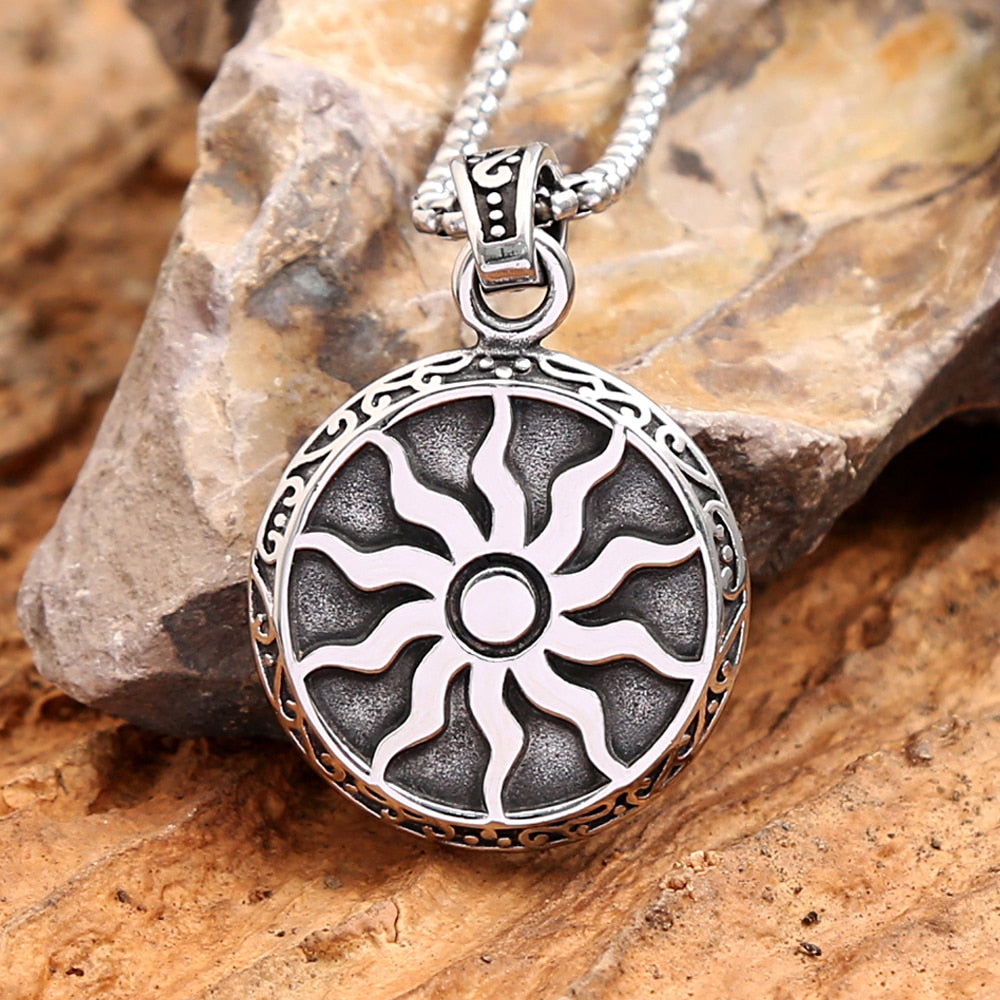 Classic Vintage Apollo Amulet Sun God Pendant For Men Women