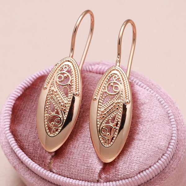 Luxury Unique Print Slim Drop Earrings