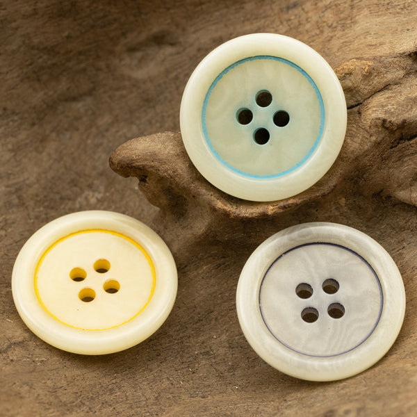 6pcs Summer Style Genuine Natural Corozo Buttons