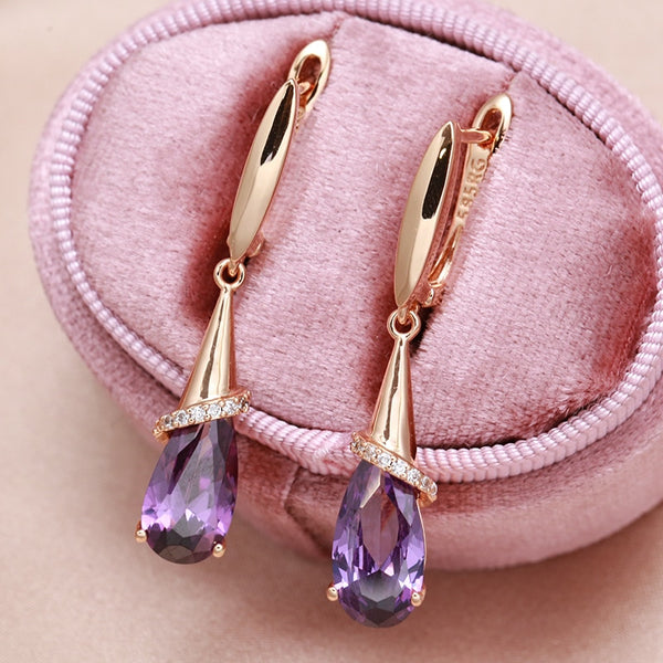 New Classic Clip Zircon Earrings