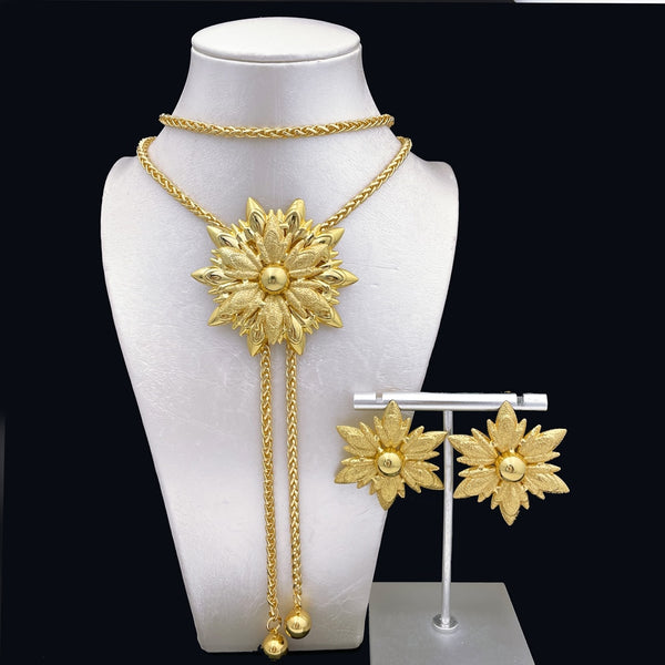 Fashion Jewelry Set Necklace And Earrings For Women