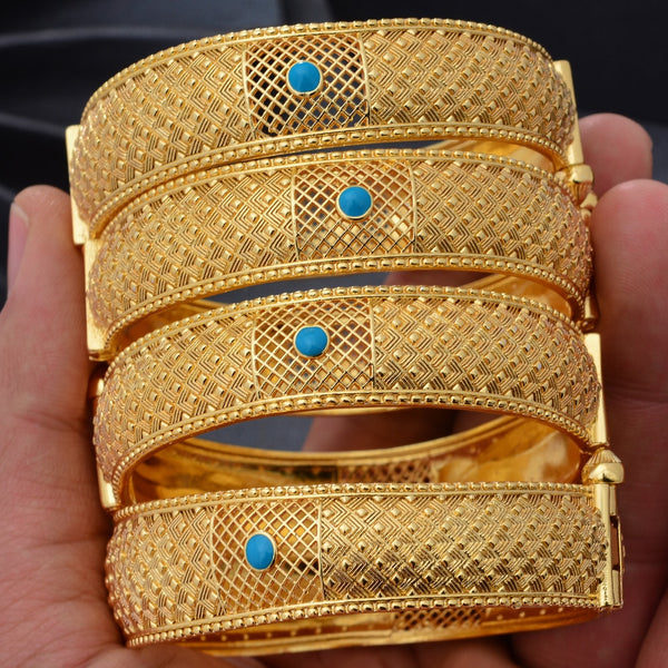 Fashion Dubai Gold Color Bangles For Women