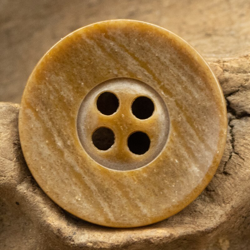 Wood Imitation Urea Buttons for Casual Clothing High Quality Shiny Buttons 15mm/20mm