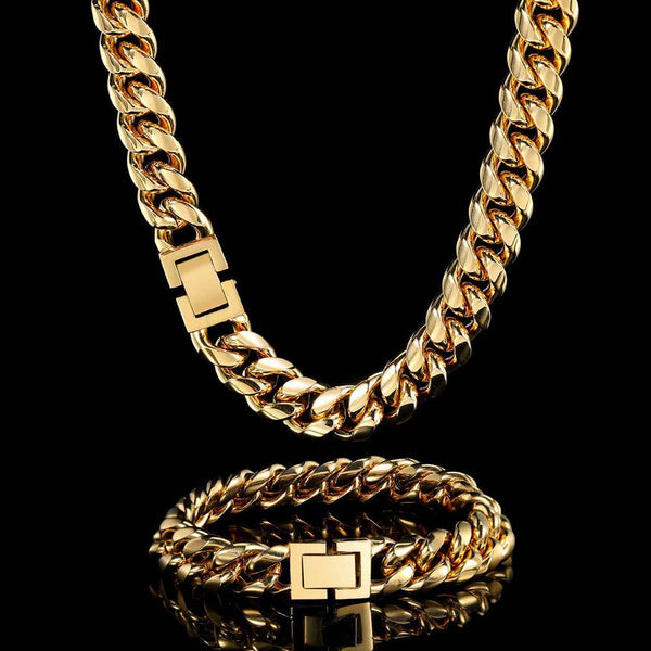 24k Gold Plated Chunky Necklace