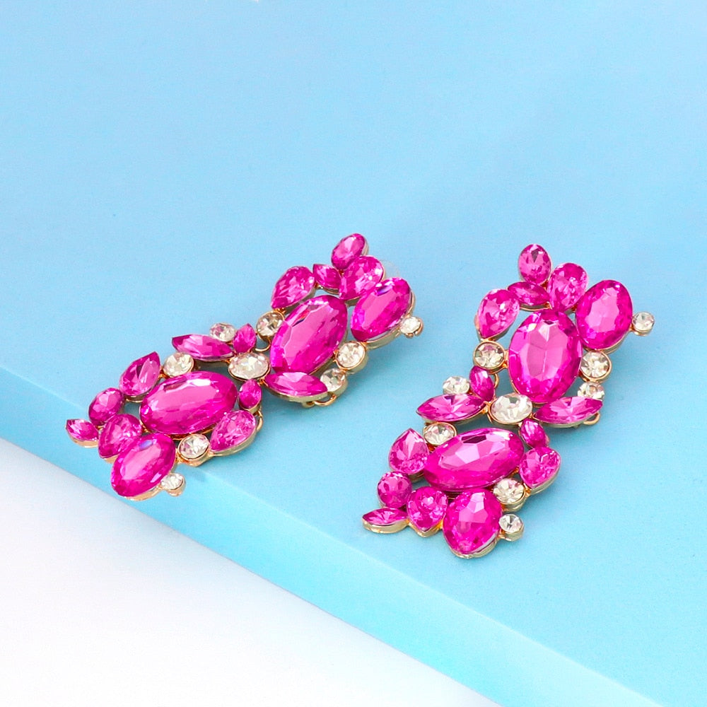 New Multicolour Big Exaggerated Drop Earrings For Women