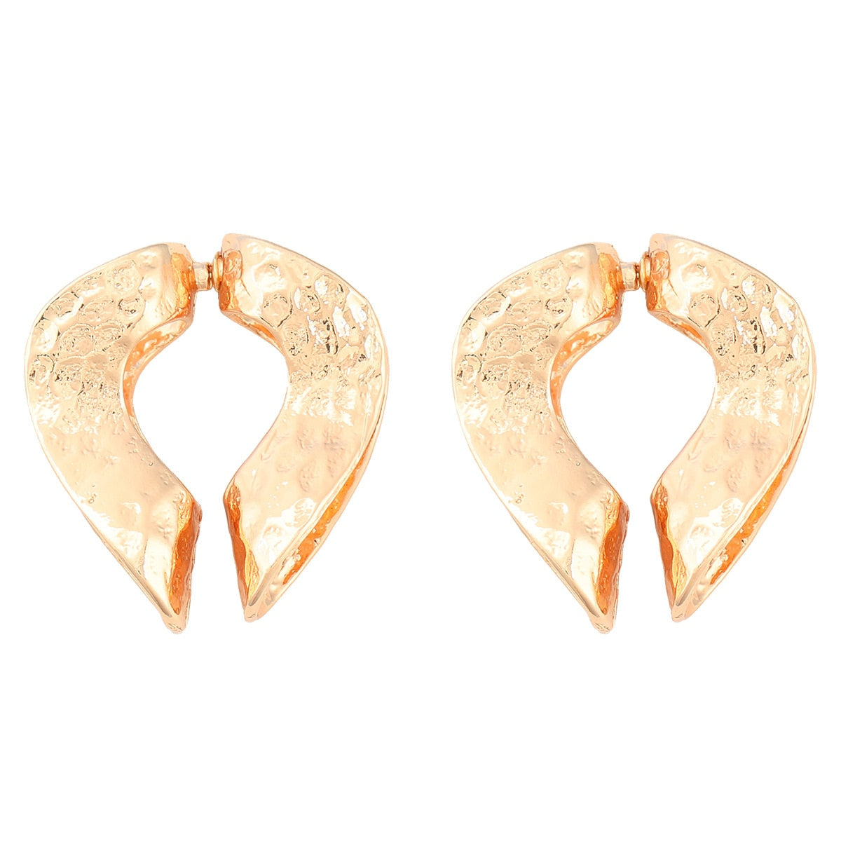 Vintage Splicing Heart-shaped Earrings Jewelry for Women Gift