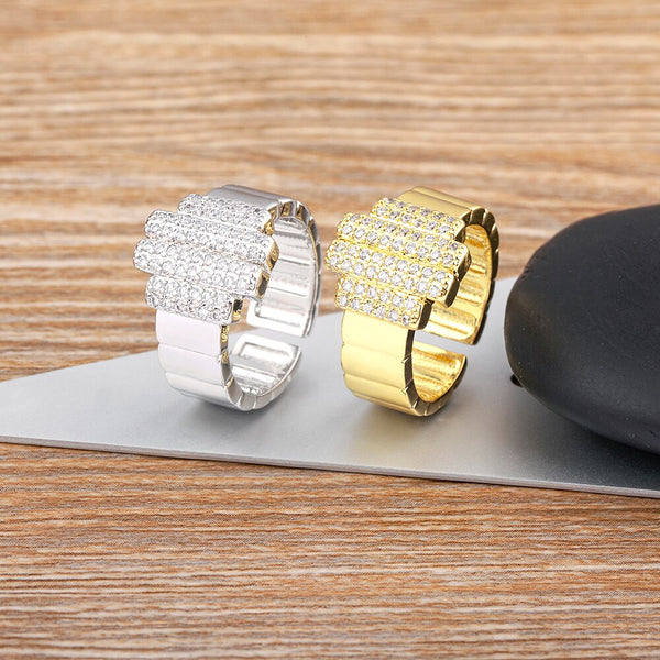 Retro Minimalist Opening Rings For Women