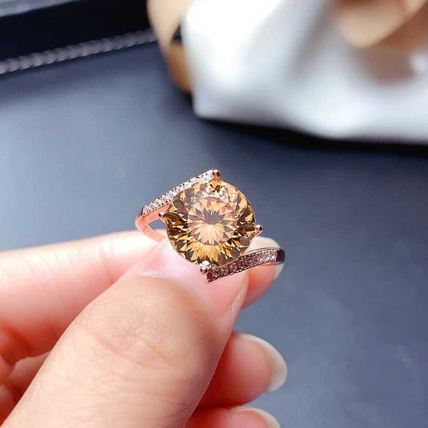 Unique craftsmanship new citrine rings for women