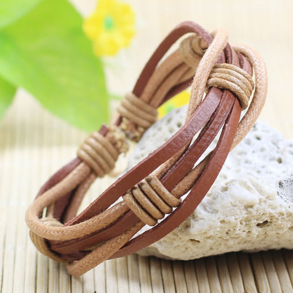 Fashion Handmade Genuine Leather Bracelets