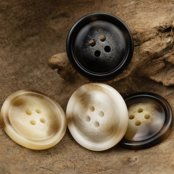 15mm-24.7mm Round Rim Classic Buttons