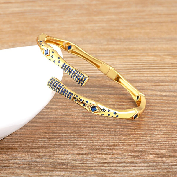 Light Luxury Women's Zircon Rhinestone Bangle