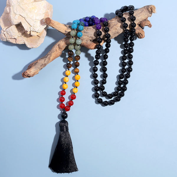 108 Mala Beads 7 Chakra Necklace 8