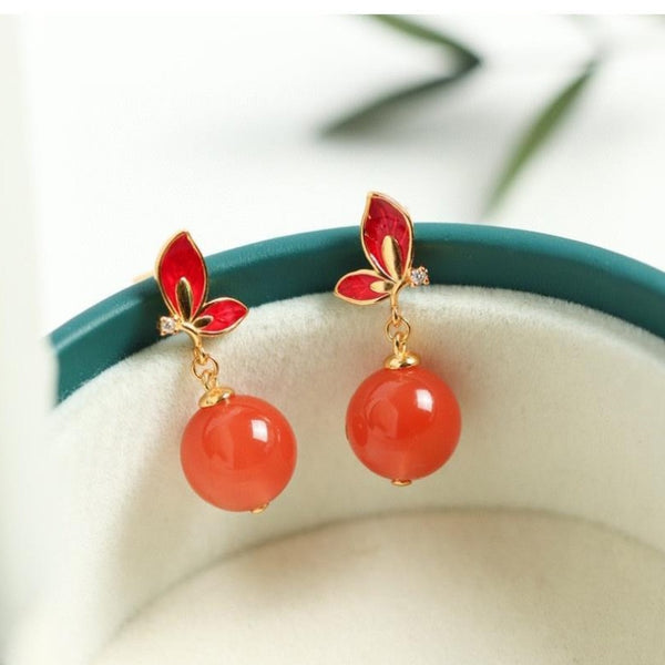 Butterfly earrings for women