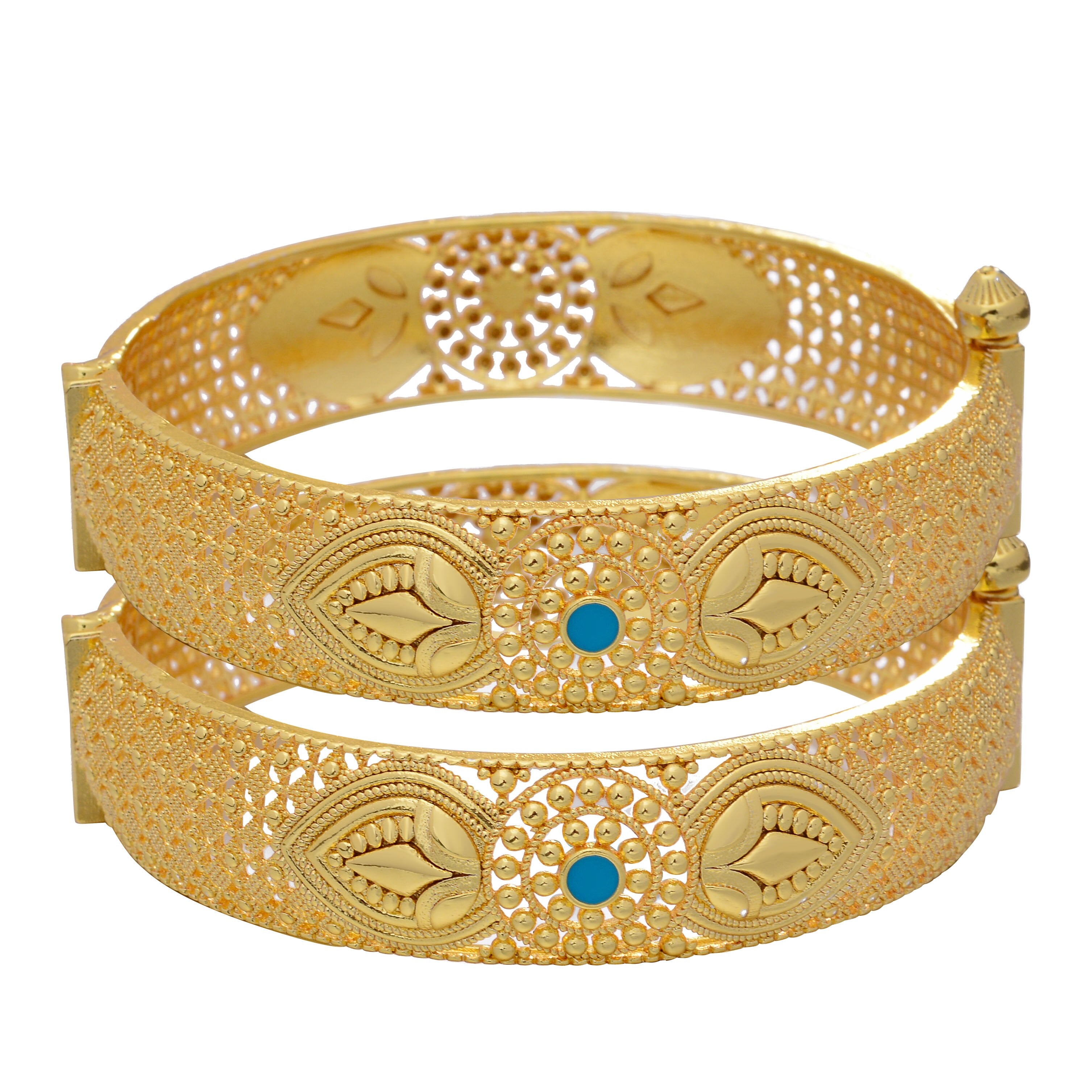 lady Luxury Bangles Dubai Gold Color Bangles For Women