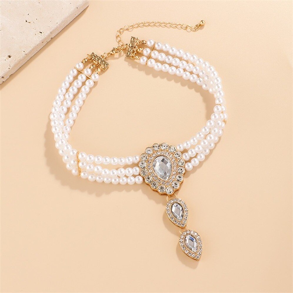 Fashion Multilayer Pearl Necklace for Women