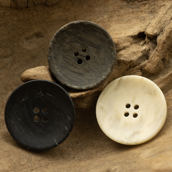 10pcs Matte Bowl Shape Buttons