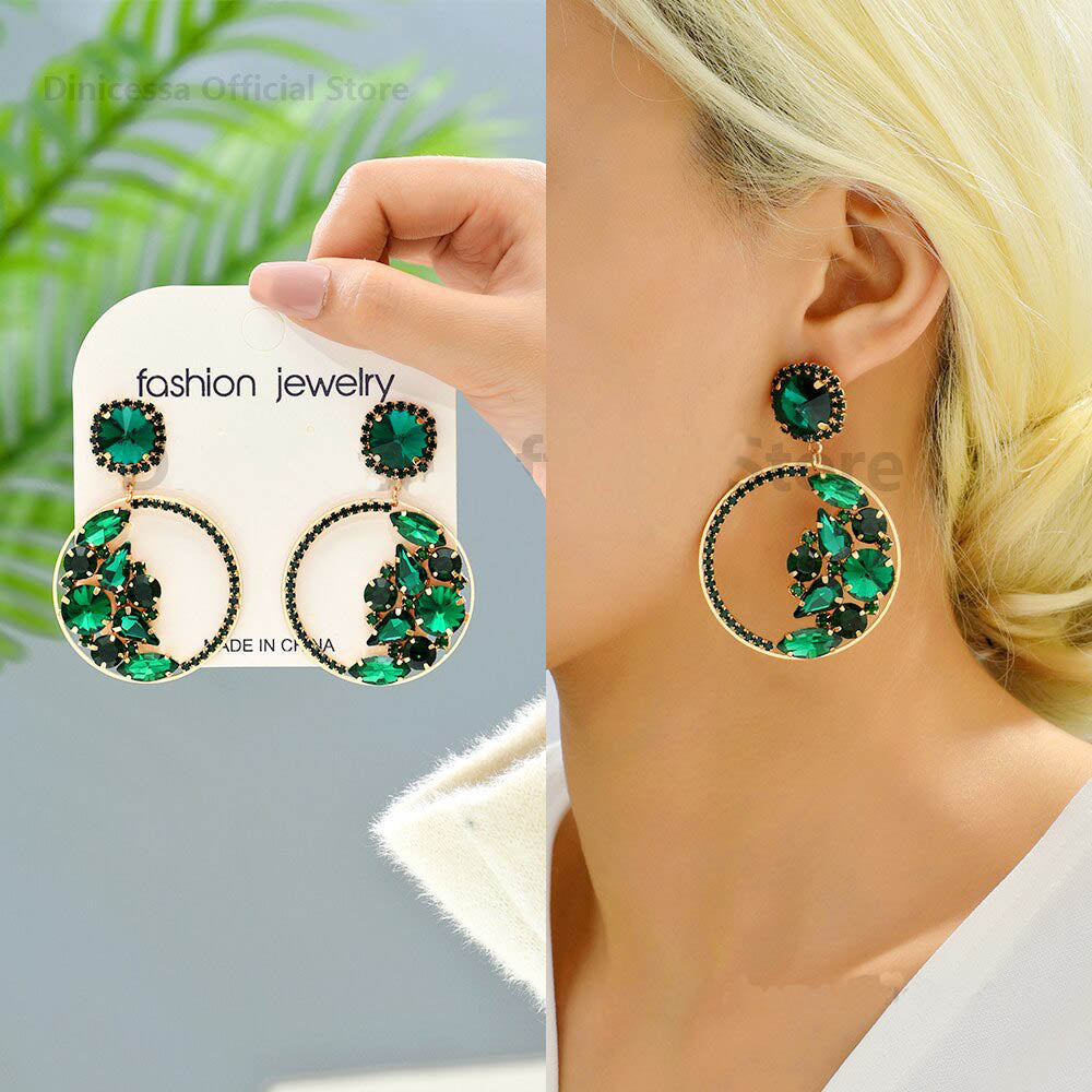 Fashion Round Large Dangle Earring