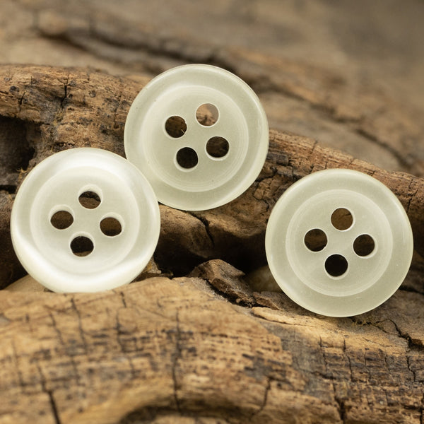 12pcs Shell Like Small Buttons For Shirt 11.3mm