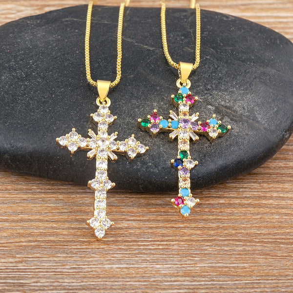 New Arrival Fashion Religion Simple Personalized Cross Pendant