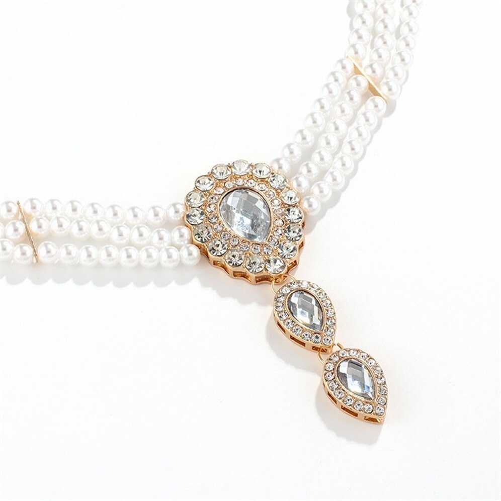 Fashion Multilayer Pearl Necklace for Women