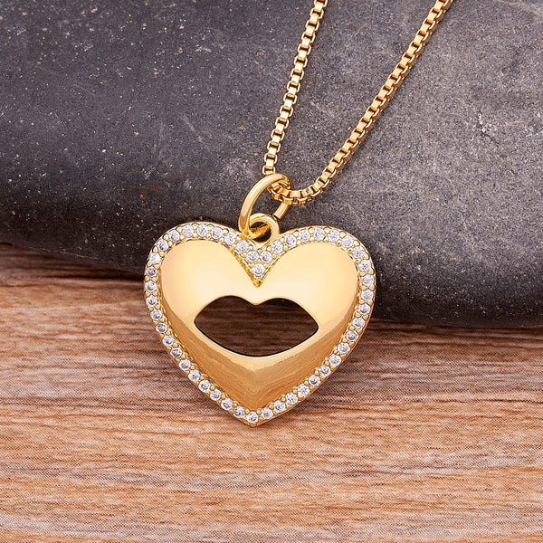 New Hot Sale Heart/Butterfly/Palm Shape Sexy Lips Kiss Pendant Necklace