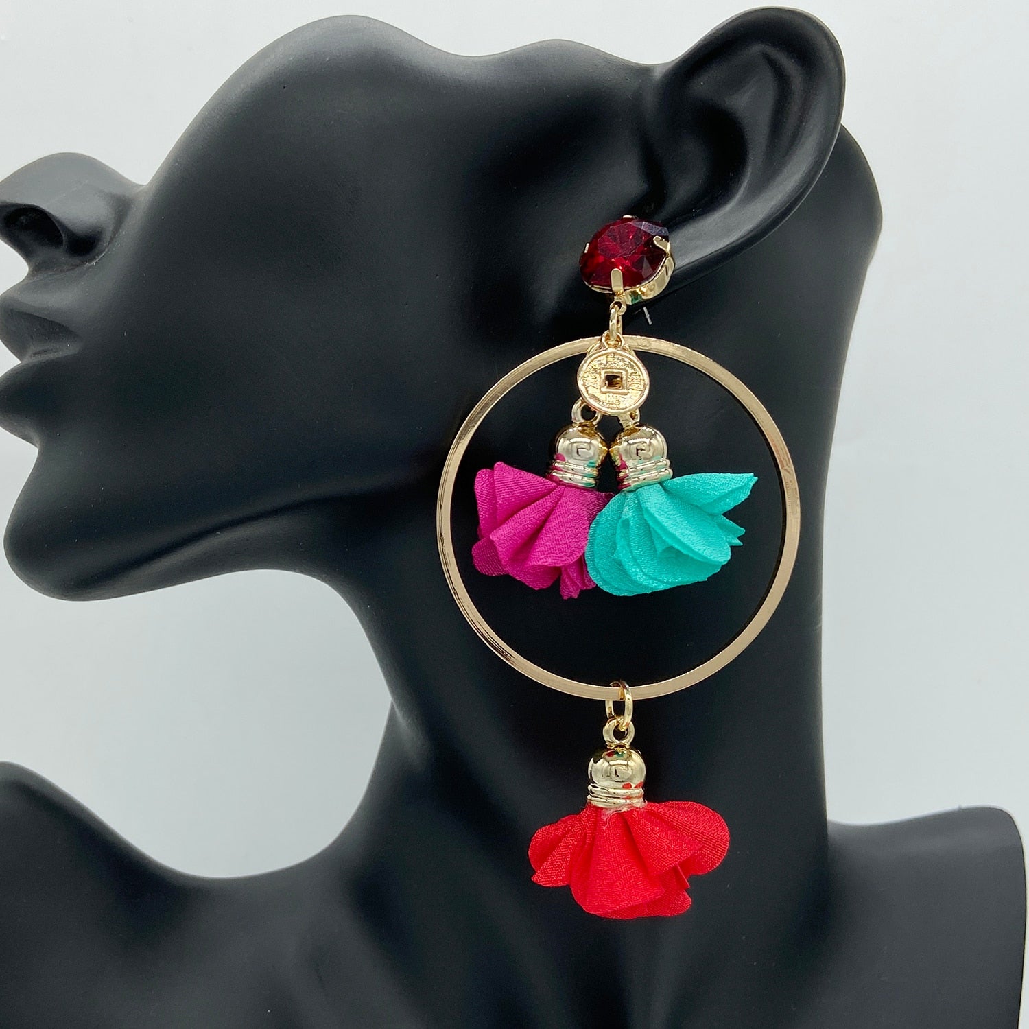 Original New Earrings Fashion Woman Flower Drop Earring Boho Pendant Dangle Jewelry Girl Earrings