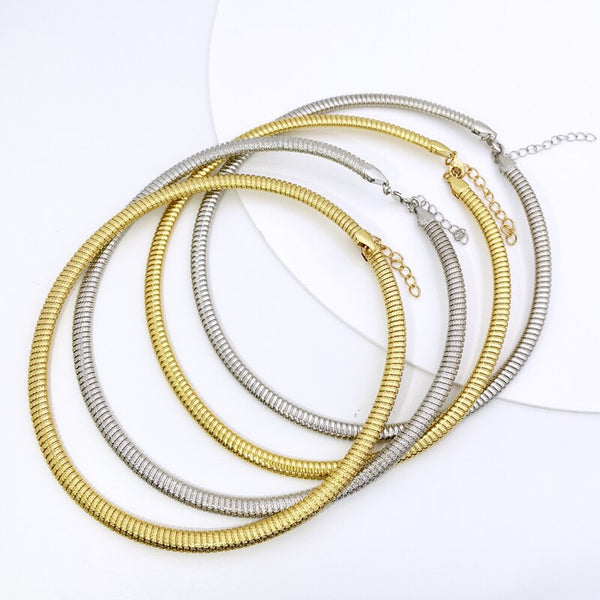 Gold Plated Necklace For Women Chain Necklace Wedding Party Gifts