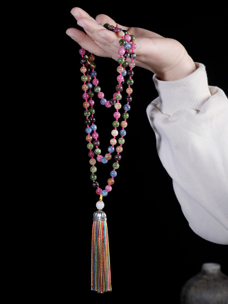 Japamala 108 necklace Meditation Yoga Jewelry 108 Mala Rosary