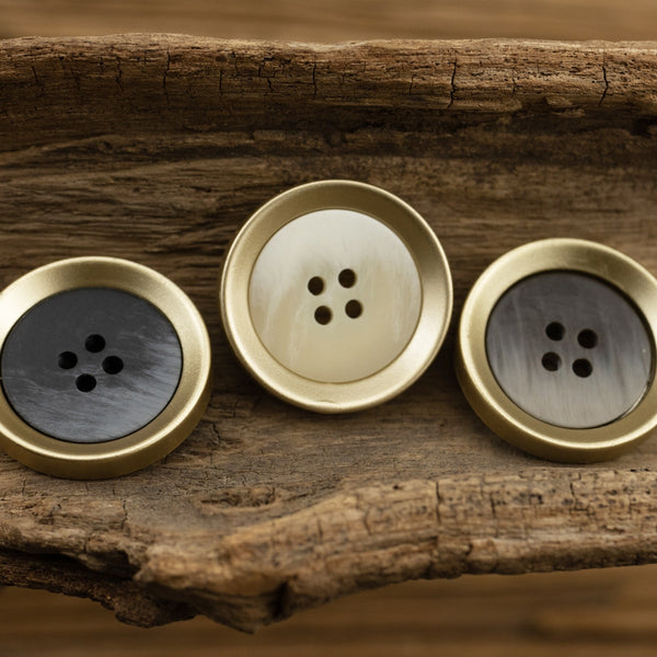 5pcs/lot High Quality Golden Buttons