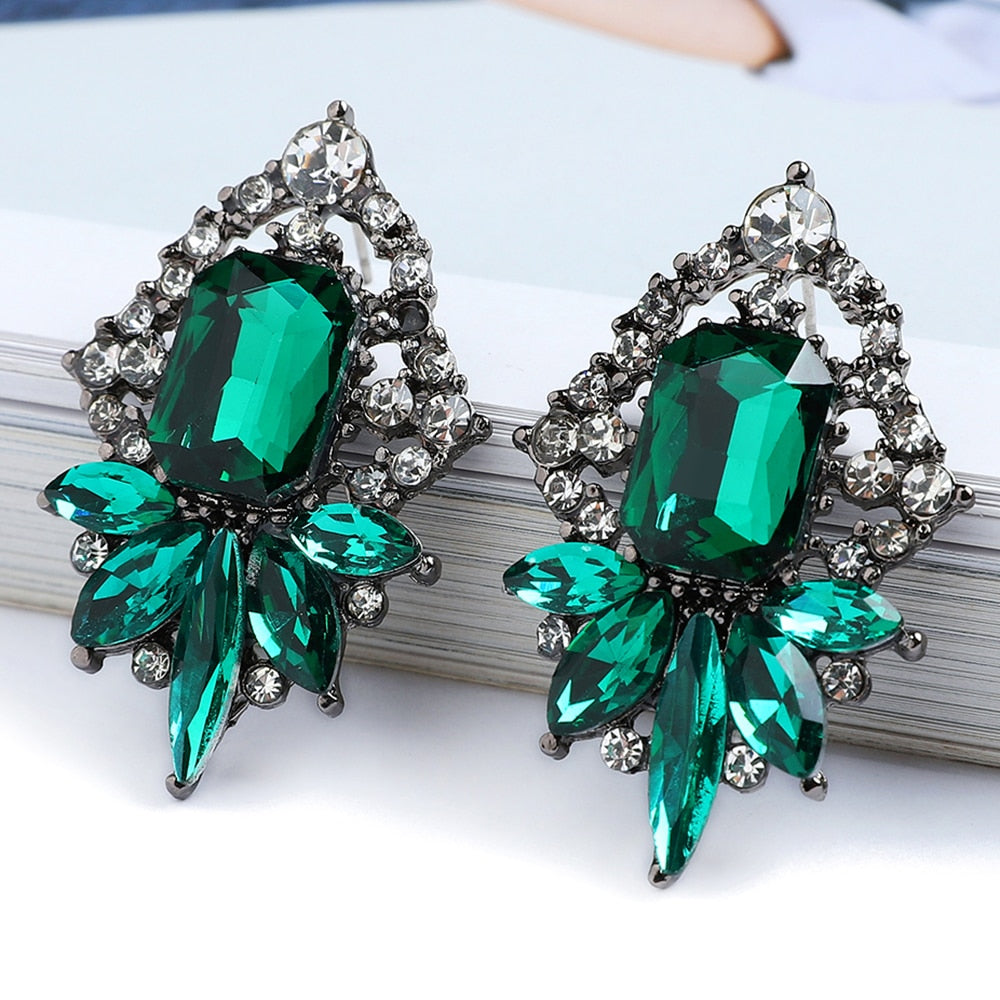 Fashion Geometric Big Stud Earrings For Women